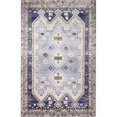 thumbnail image 1 of Bashian S231-LBL-5X7.6-SE1007 5 ft. x 7 ft. 6 in. Sierra Collection Transitional Polpropylene Power Loom Area Rug, Light Blue, 1 of 1