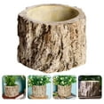 thumbnail image 4 of PAMINGONO 1Pc Chic Yellow Cement Flowerpot Decorative Plant Container for Home and Office, 4 of 8