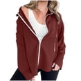 thumbnail image 2 of Puntoco Sudadera Sin Capucha Y Manga Larga Con Hombros Descubiertos Y Diseño Liso Para Mujer, 2 of 7