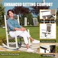thumbnail image 7 of Mondawe 3-Piece Outdoor Rocking Set - Oversized HDPE Wicker Rockers for Adults, 300lbs Capacity, 7 of 7