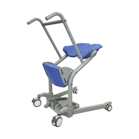 Mobile Patient Lift Ascend & Go Manual Lifting Chair Sit to Stand Transport, 400 lb Limit