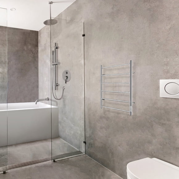 AGUA Canada Georgia 6 Bar Towel Warmer Chrome