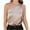 Beige, variant on Amvlyk Tank Tops for Women One Shoulder Skew Collar Solid Color Soft Breathable Blouse Sleeveless Loose Casual T-Shirts Clothes Summer Beach Vacation Fashion Tunic Vest