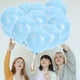 thumbnail image 3 of GOOHOCHY 50 globos de látex azules de 12 pulgadas con estampado de nubes, adornos y suministros para fiestas de cumpleaños., 3 of 7