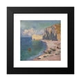 thumbnail image 2 of Claude Monet 15x15 Black Modern Framed Museum Art Print Titled - Etretat, the Beach and the Falaise D'Amont (1885), 2 of 5