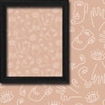 thumbnail image 2 of 3S Brother's Home Décor Curtains BOHO Design Set of 2 Panels Velvet Look Hanging Back Tap and Rod Pocket Décor Nursery Room Bedroom Kitchen Window - Made in Turkey 36Salmon (52"Wx108"L), 2 of 6