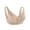 Nude, variant on Lacy Front Hook Bra, Nude, Large