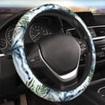 thumbnail image 6 of KLL Car Steering Wheel Cover, Universal 15 inch, Soft Elastic and Comfortable,Car Accessories Decorations-Watercolor Sailboat, 6 of 7