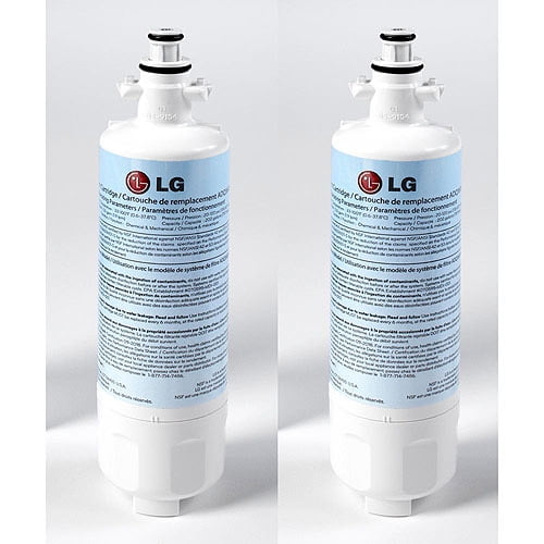 LG LT700P2KIT Replacement 200Gallon Refrigerator Water Filter, 2pk
