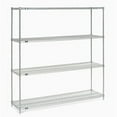 thumbnail image 4 of Nexel Wire Shelving, Poly-Z-Brite, 72"W X 18"D X 74"H, 4 of 5
