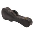 thumbnail image 3 of Caja dura de ukelele, bolso de ukelele, bolsita de ukelele resistente al agua portátil de cuero de cuero PU con mango de transporte Negro 23 pulgadas, 3 of 8