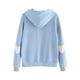 thumbnail image 3 of Puntoco moda mujer Casual con capucha Slim-Fit estampado suéter abrigo Puntoco Puntoco-6964, 3 of 3