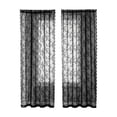 thumbnail image 3 of Outdoor Curtains Lace Voile Sheer Curtain | Bug Screen Mesh Curtain for Patio Porch Balcony Pergola Terrace | Lightweight Privacy Curtain | 59X79 Inches, 3 of 9