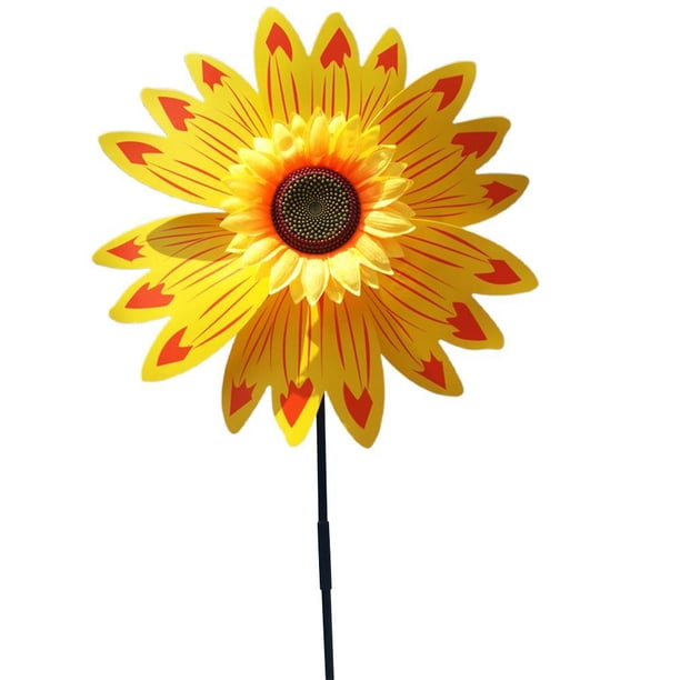 Viento Para Césped De Girasol, Molinos De Viento Para Fiesta De Jardín, Molinos De Viento Para Patio Al Aire Libre, Césped Y Jardín Cateissary HA043468-01
