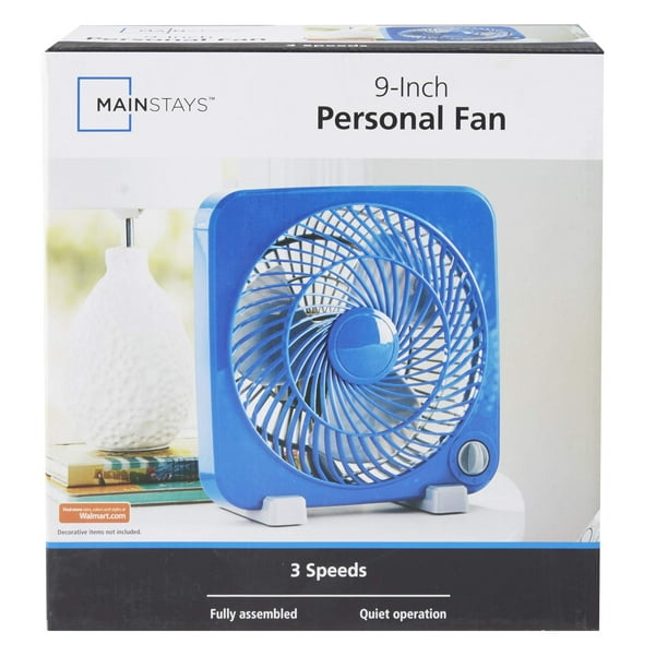 Mainstays 9" Personal Box Fan