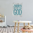 thumbnail image 2 of Children Are a Gift From God Psalm 127.3 Religious Bible Verse Wall Design Wall Art Sticker Designs Vinyl Stickers For Home House Walls Rooms Windows Bedroom Decoration Size (12x12 inch), 2 of 3