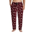 thumbnail image 1 of Adult Mens Fleece Pajama Jammies Pants Penguin L, 1 of 6