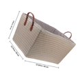 thumbnail image 2 of WEUVEB Organizador De Almacenamiento Para Hogar Con Cesta De Ratán Beige Y Gran Capacidad, 2 of 6