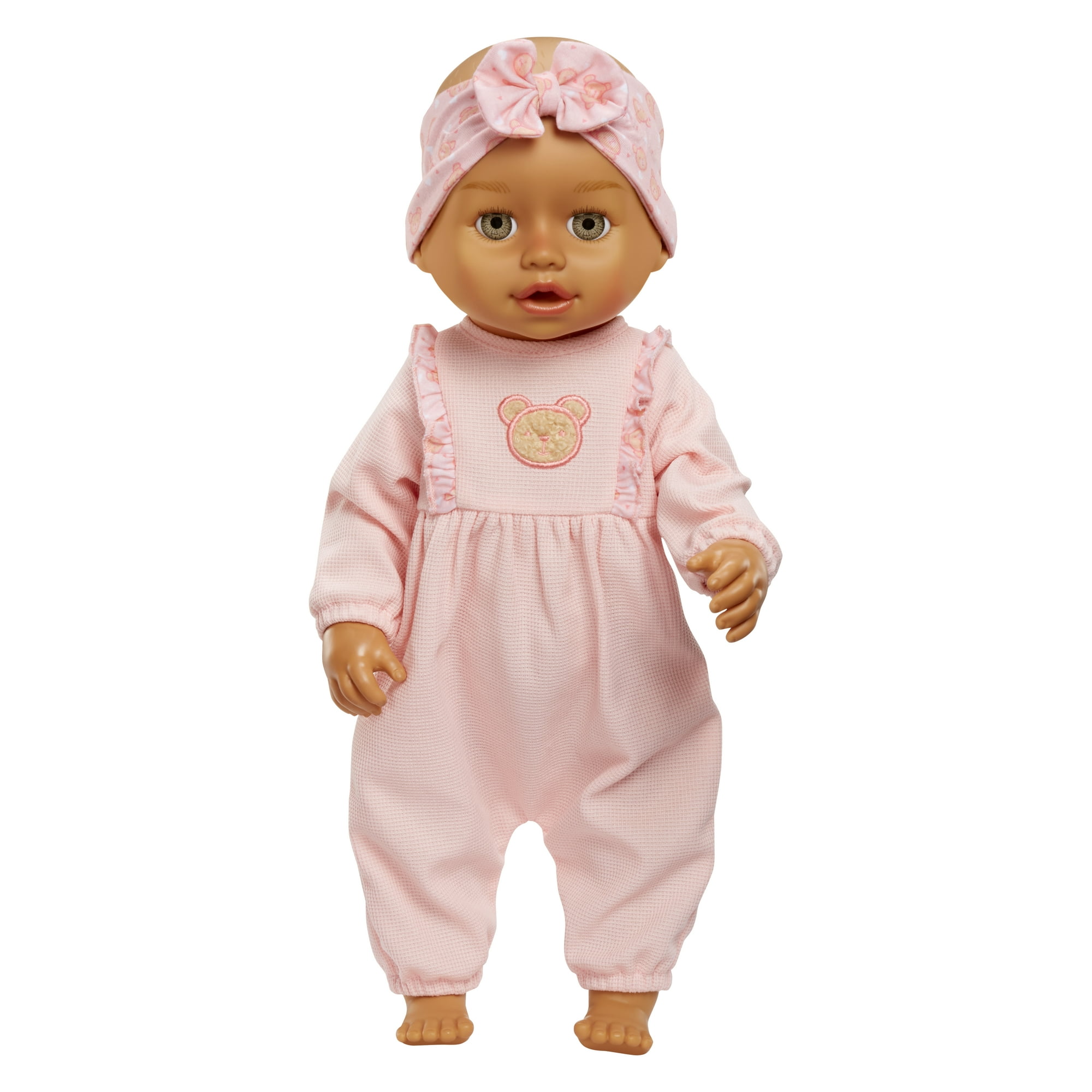 Baby Born Learn to Walk Baby Doll Olivia - Gray-Green Eyes, Realistic Features, Kids Ages 3+