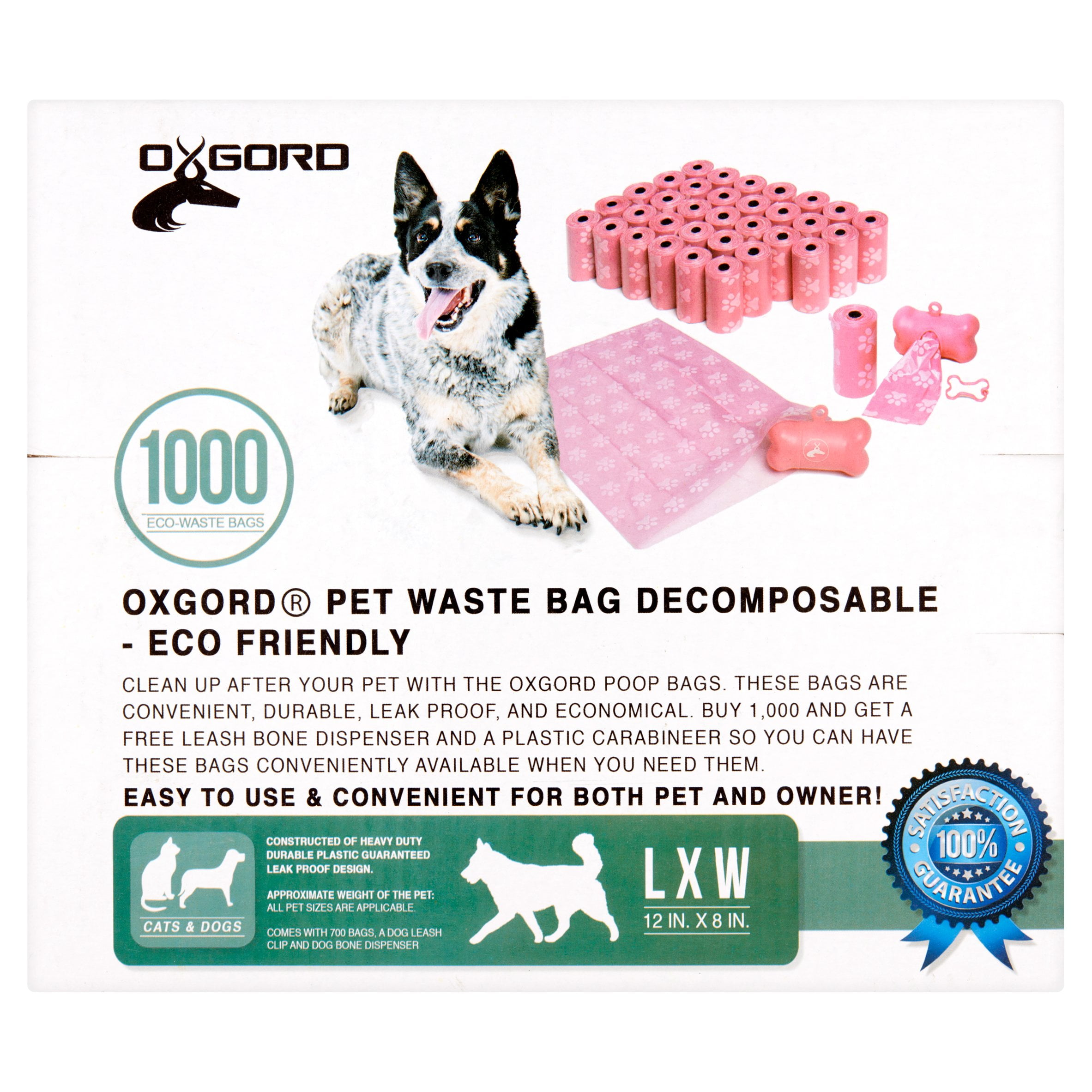 1~8 Rolls Claw Pet Pick Up Pooper Bags Dog Pet Waste Clean Poop Clean Bag W8