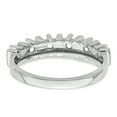 thumbnail image 7 of Sterling Silver Rhodium-plated Family Jewelry Mounting QXMR6/6SSM-7, 7 of 7