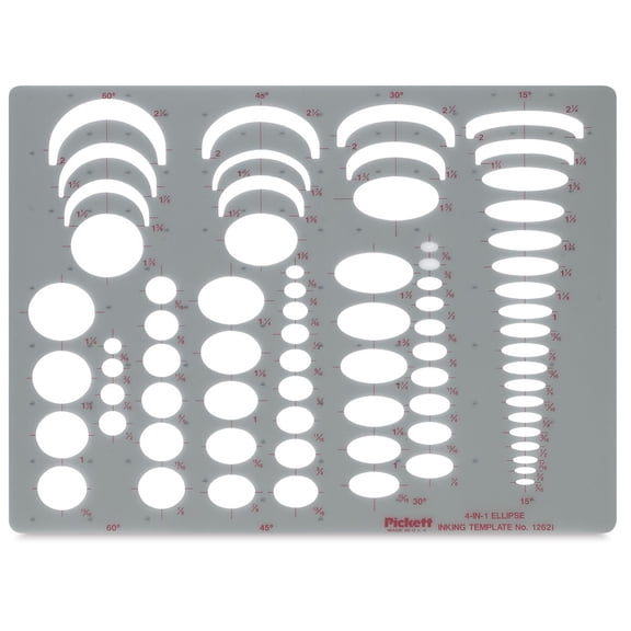 Pickett 4-in-1 Ellipse Inking Template