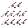 thumbnail image 1 of Herramienta de Mano de Abrazadera de Pestillo Horizontal Inoxidable Sunnimix 10 Piezas 170 Kg Plata y Rojo, 1 of 8