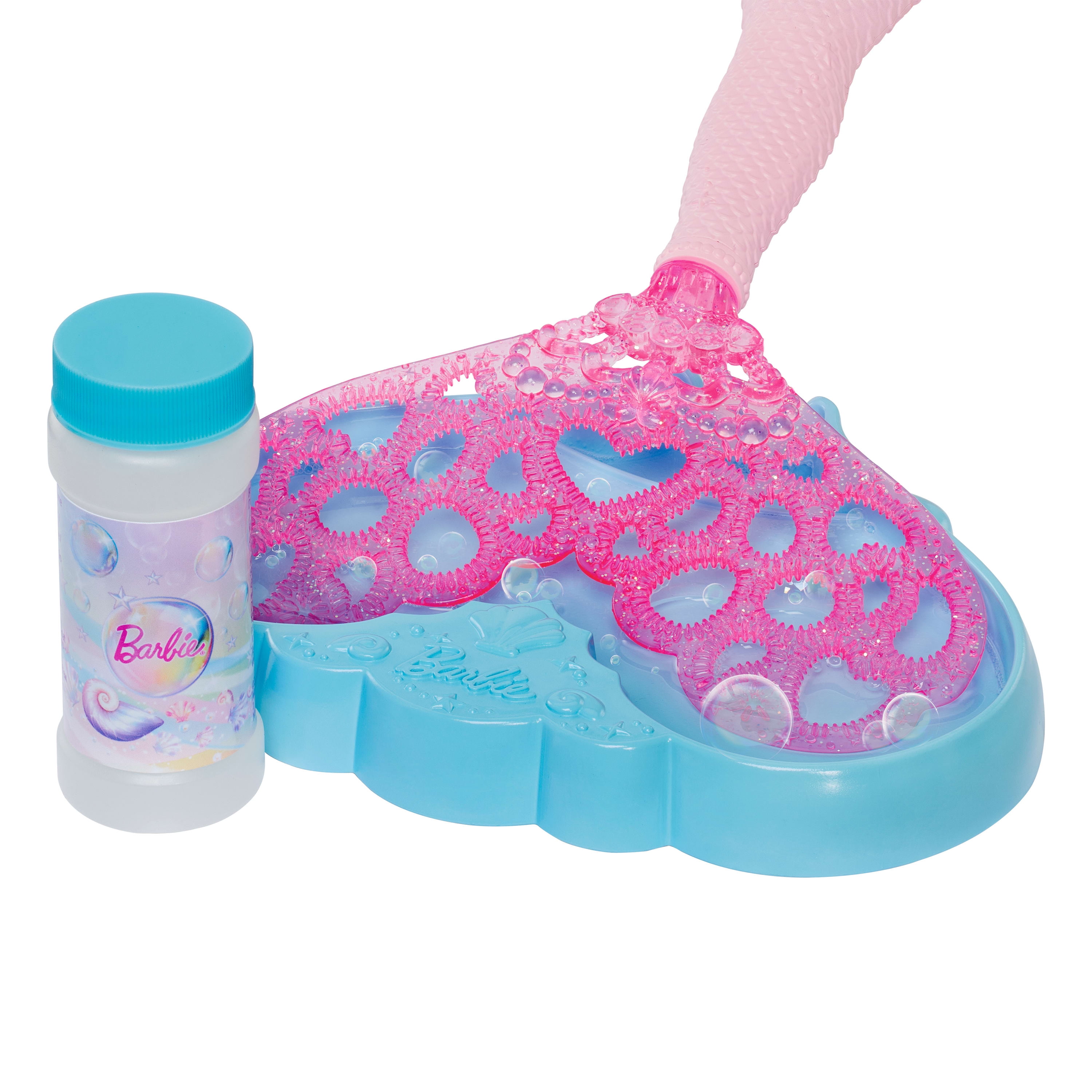 Barbie Bubble Sparkle Mermaid Doll with Bubble-Making Feature, Includes Bubble Solution & Hairbrush
