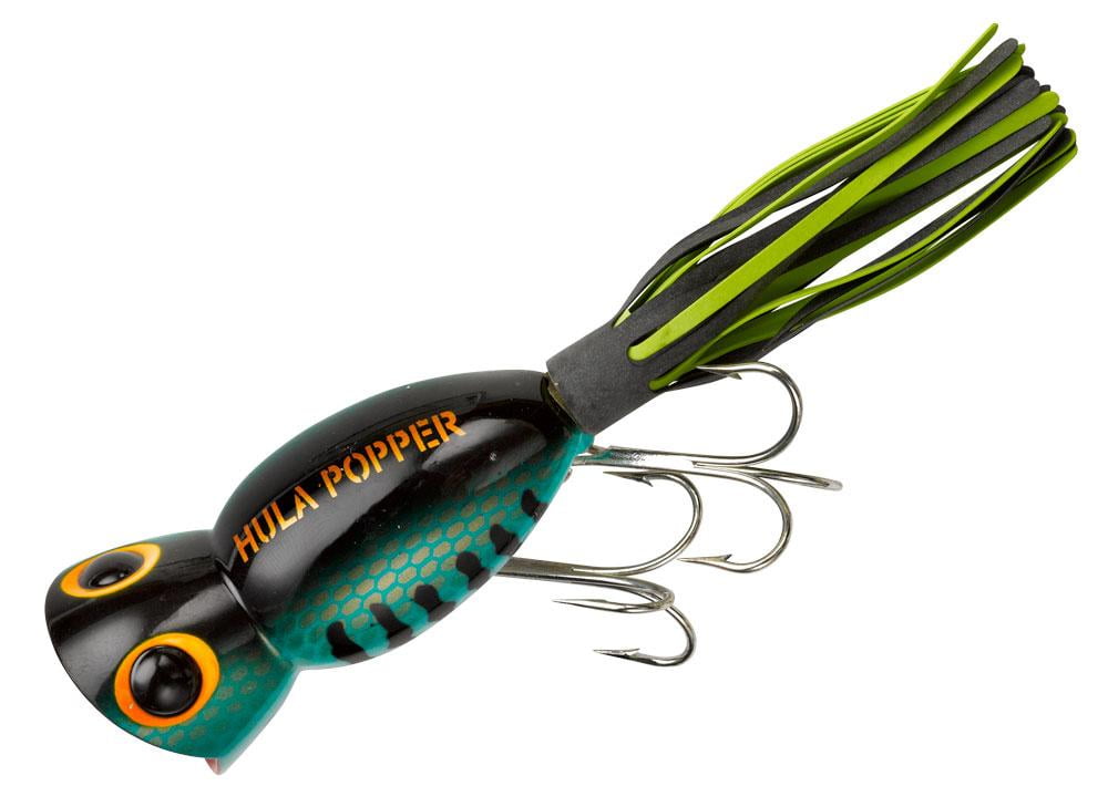 Arbogast Hula Popper 1/4 oz Fishing Lure - Fire Tiger - Walmart.com