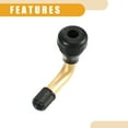 thumbnail image 6 of Unique Bargains 5 Pcs Car PVR60 Tubeless Tire Valve Stem Universal for Cars RV Bicycles Motorcycles Trailers Gold Tone, 6 of 6