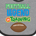 thumbnail image 4 of Inktastic Football Legend In Training Boys Baby Bib, 4 of 4