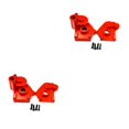 thumbnail image 2 of maskred Precision Engineering Medium Gear Box Housing For ECX 1/12 RC RGT 136100 Performance Improve Performance Of RC Car.Made red 2Set, 2 of 6