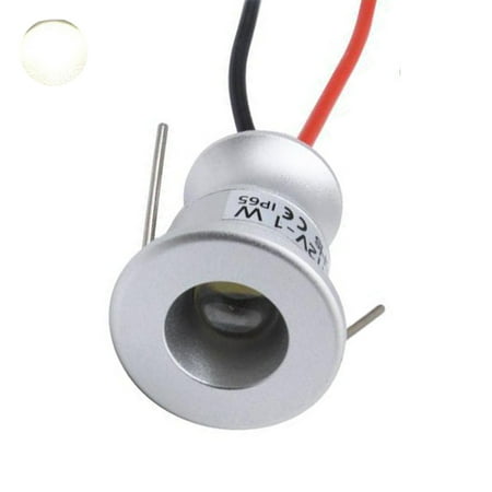 

Mpeace 1W LED Mini Spotlight 15mm Cutout Recessed Lighting DC12V IP65 Ceiling Light