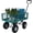 Green, variant on Heavy-Duty Steel Garden Cart with Removable Sides, 550 lb Capacity, 10" Tires - Versatile Utility for Yard, Landscaping, 3 cu ft (Green)