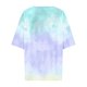 thumbnail image 4 of mfyjkho Tops Bohemios Para Mujer, Camiseta Informal Estampada De Manga Corta Con Botones Y Cuello En V Para Mujer Tops Para Salir Xl, 4 of 5
