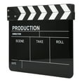 30x25CM Acrylic Clapperboard Director Professional Movie Film Action