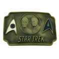 thumbnail image 4 of Captain Kirk and Spock Character Star Trek Fans Belt Buckle Brass Finished SIZE: 3.00" W & 2.50" H New Men Women, 4 of 4