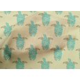 thumbnail image 4 of oneOone Cotton Poplin Fabric Turtle Block Print Sewing Fabric BTY 56 Inch Wide, 4 of 4