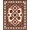 Burgundy Orange Ivory, Pattern 1, variant on ODIKA Vintage Butterfly Print Border Scroll Ornate Shaped Boho Solid Playful for Bedroom, Bedside, Nursery, Pet Friendly & Kids Safe