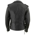 thumbnail image 2 of Milwaukee Leather LKL2700 Women's Classic Black Premium Leather Motorcycle Vintage Jacket with Side Laces Large, 2 of 10