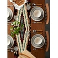 thumbnail image 2 of Rustic Southwest Table Runner-Cotton Linen- 72 Inch Holiday Dresser Scarves, Rustic Tribal Patterns Aztec Boho Tablerunner for Kitchen Coffee/Dining Bedroom Home Living Room Dinner Scarf Décor 13x72, 2 of 9