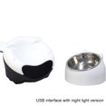 thumbnail image 1 of Automatic Cat Fountain LED Filtering Silent Pet Drinking Dispenser Cat Food Bowl, 1 of 10