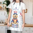 thumbnail image 3 of Happy 4th of July Patriotic Golden Retriever Marching Band Uniform Balloons Fireworks Apron Goldens Dog Lover Gifts Idea for Cooking Grilling Baking Painting Gardening - 13009, 3 of 5