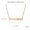 Two, variant on Personalized Stainless Steel Pendant Necklace Custom Engraved Letter Name New-None-Rectangle Crystal-Gold