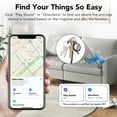 thumbnail image 3 of 2026 New [ MFi Certified] Air Tracker Tags-4 Pack (iOS Only), Bluetooth Tracker for Find My, Replaceable Battery, Key Finder and Item Locator Smart Tag for Keys, Bag, Luggage and More, 3 of 5
