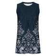 thumbnail image 4 of Generic Womens Summer Tank Tops Pleated Round Neck Sleeveless Tops for Women Casual Flowy, 4 of 4