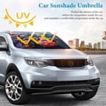 thumbnail image 3 of Cars: Rayo McQueen Sombrilla Solar para Auto - Protector de Parabrisas Plegable | Cortina Solar Delantero | Bloqueo UV y Aislamiento de Calor 133x73cm, 3 of 6