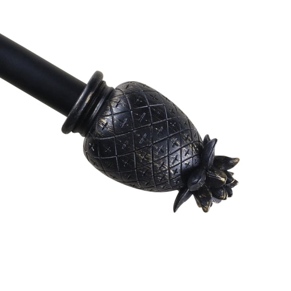 Urbanest Pineapple Single Curtain Rod and Hardware Set
