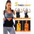 thumbnail image 2 of Sauna Vest for Women Sauna Waist Trainer Vest Workout Sweat Vest with Zipper Heat Trapping Sauna Suits, 2 of 7