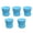 Blue, variant on Neinkie 5Pcs Plastic Plant Flower Seedlings Nursery Pot/Pots Planter Colorful Flower Plant Container Seed Starting Pots with Pallet and Drainage Holes